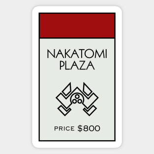 Nakatomi Plaza Property Card Sticker